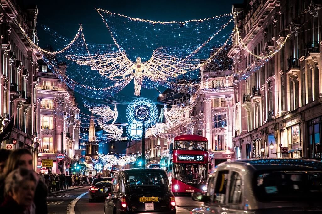 Fotografías de Calles en Navidad Gratis